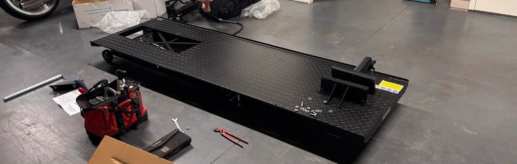 Datona Hydraulische Motorheftafel tot 450kg- Nieuw, Motoren, Ophalen, Nieuw