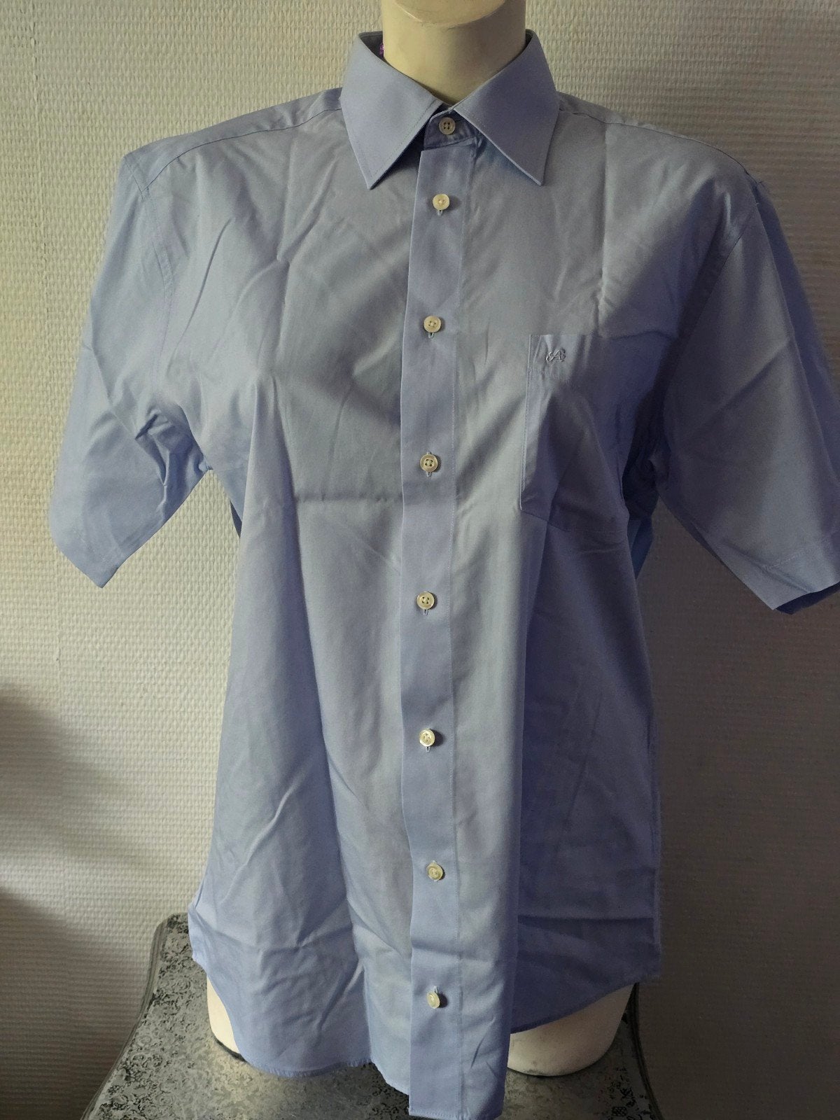 Arrivee Heren overhemd - Lichtblauw - Maat 39/40 (M), Kleding | Heren, Blauw, Arrivee, Zo goed als nieuw, Halswijdte 39/40 (M)