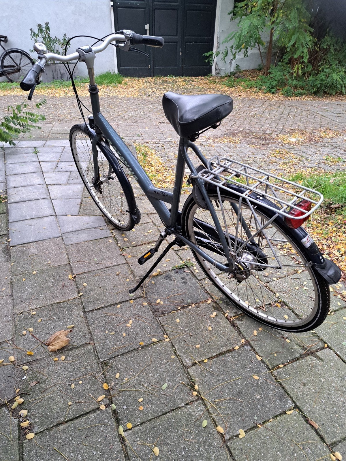 Damesfiets met handremmen en bagagedrager, 53 tot 56 cm, Ophalen, Gebruikt, Overige merken