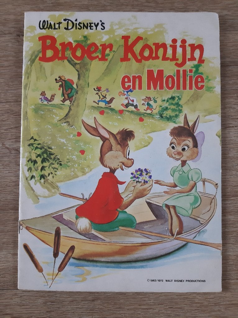 Walt Disney Broer Konijn en Mollie, Eén stripboek, Ophalen of Verzenden, Gelezen