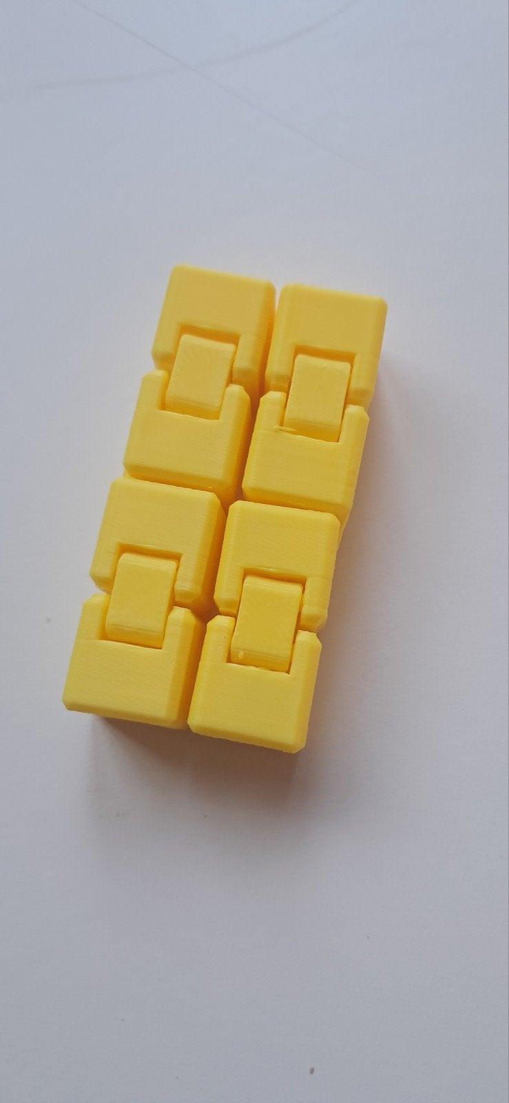 Infinity Cube Fidget Toy - Geel, Ophalen of Verzenden, Nieuw, Jongen of Meisje