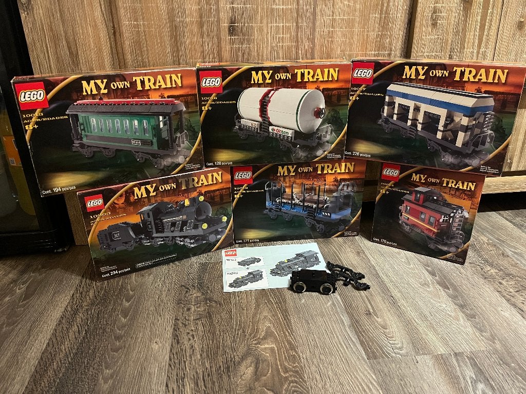 Lego My Own Train 10205-10013-10014-10015-10016-10017-10153, Ophalen of Verzenden, Zo goed als nieuw, Complete set, Lego