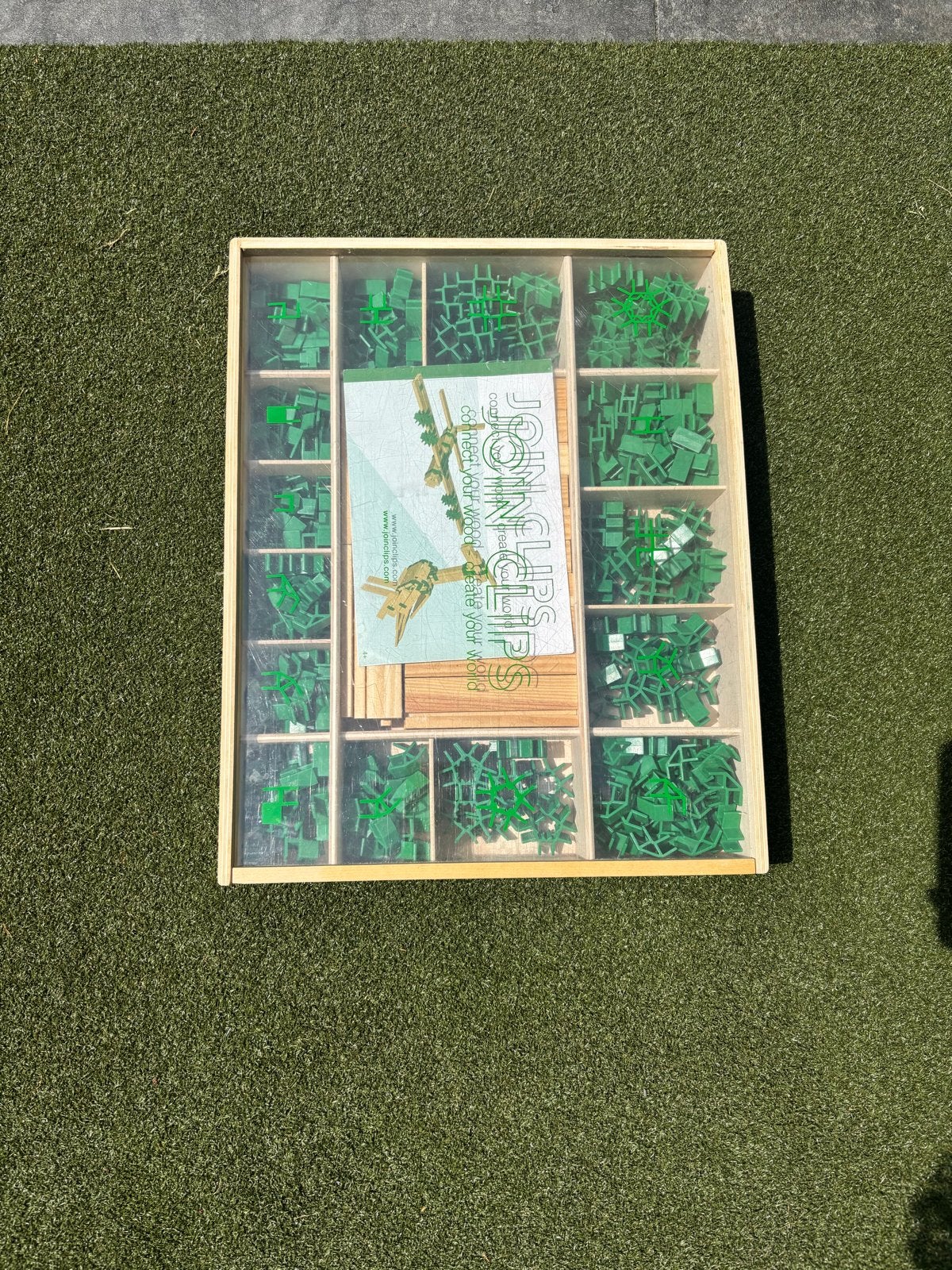 Join Clips Bouwset met houten kapla Blokjes en Connectors, Kinderen en Baby's, Speelgoed | Houten speelgoed, Ophalen of Verzenden