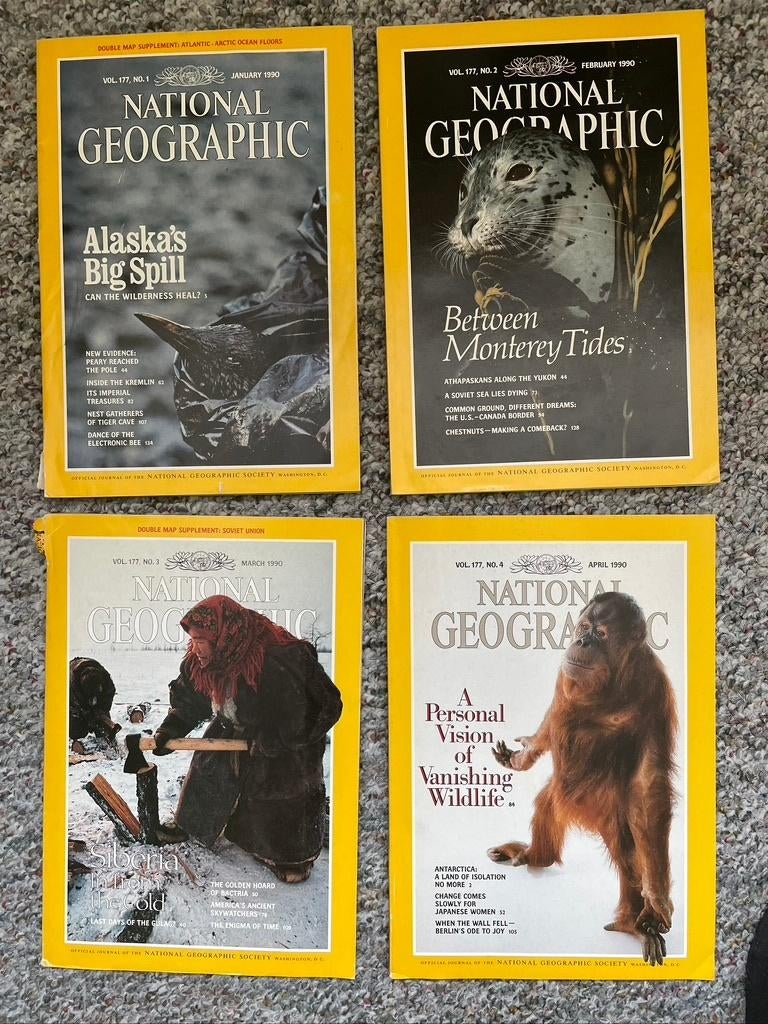 National Geographic Magazine jaargang  1990, Ophalen of Verzenden, Nieuw, Wetenschap en Natuur