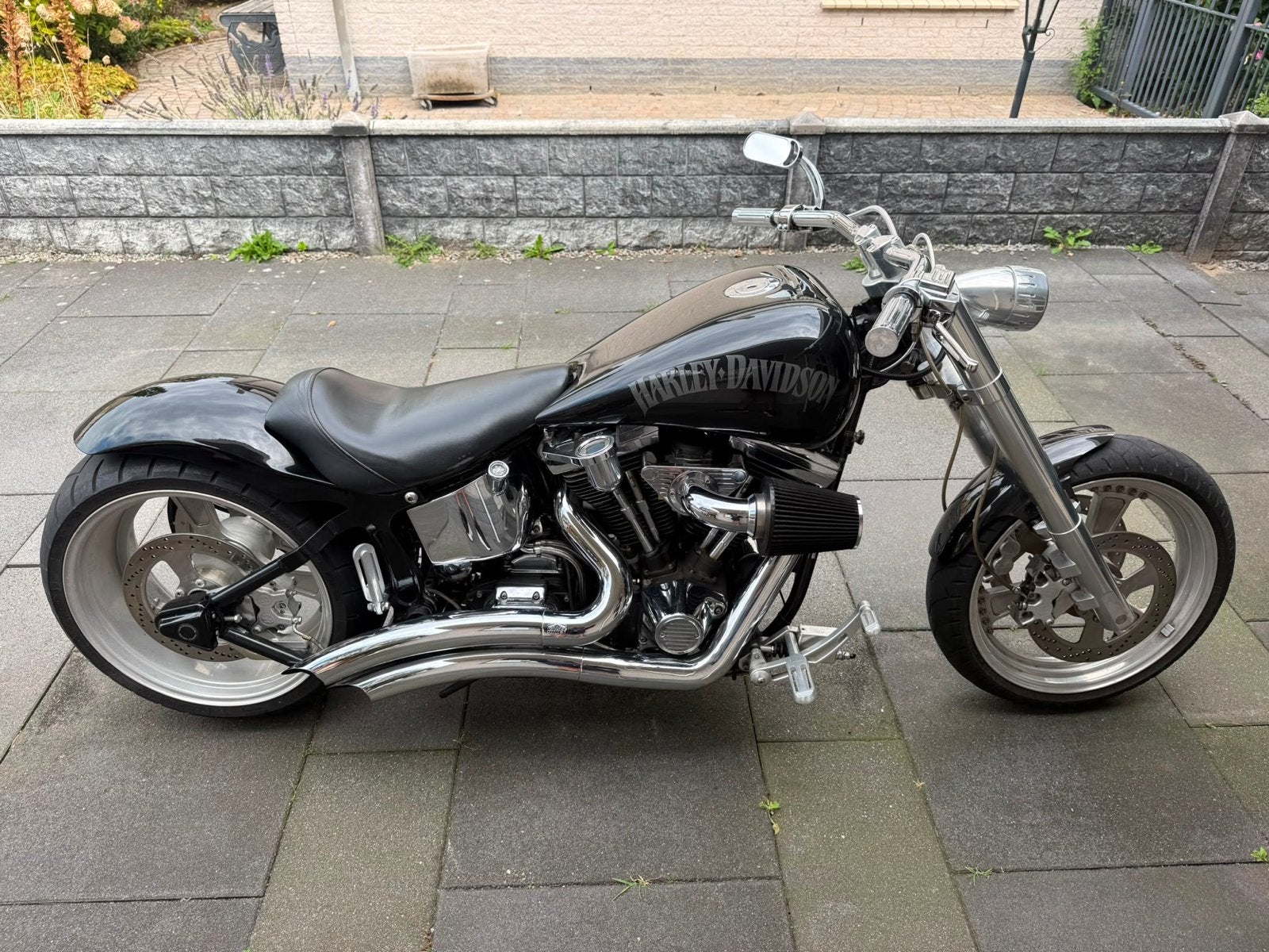 Harley-Davidson Fat Boy FLSTF EVO 1340 - HD Point Cus, Motoren, Motoren | Harley-Davidson, 2 cilinders, Sportuitlaat, Gebruikt