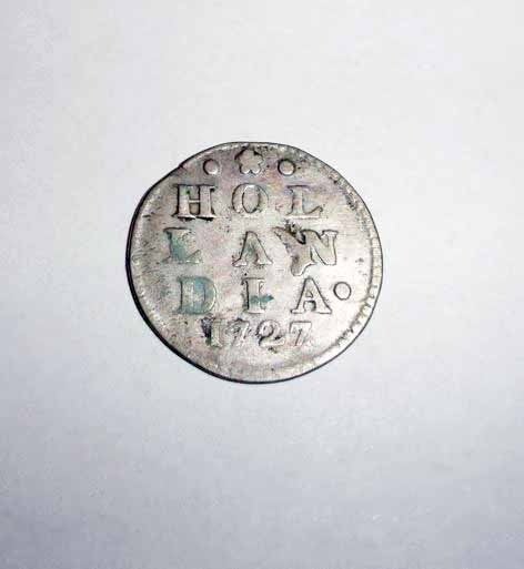 Munt 2 Stuiver zilver 1727, Vóór koninkrijk, Verzenden, Zilver, Overige waardes
