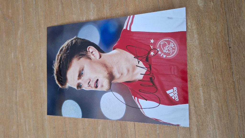 Foto 20x30 cm met handtekening; Lucas Andersen # Ajax, Ophalen of Verzenden, Nieuw, Ajax, Overige typen