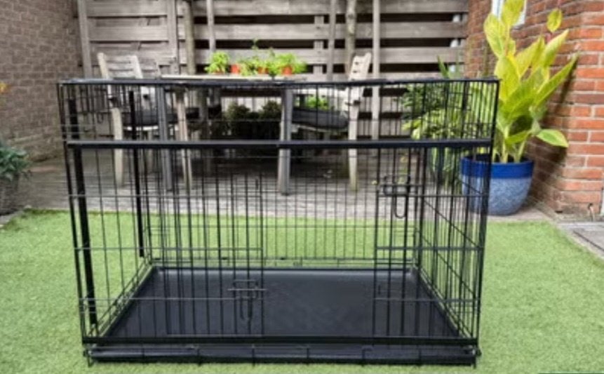 Honden bench Adori XL schuifdeuren, Ophalen, Zo goed als nieuw