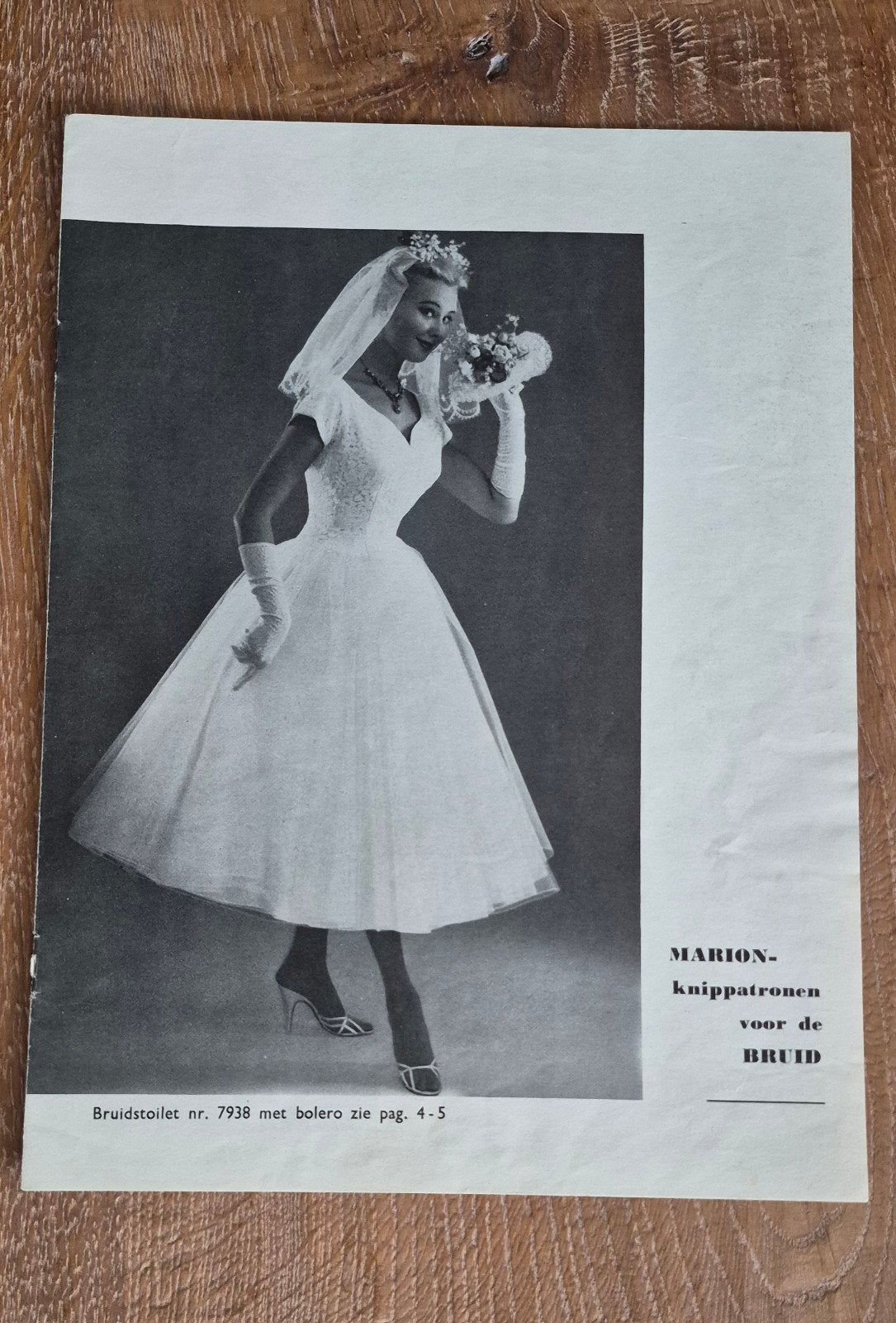 Marion Knippatronen voor de Bruid - Vintage Patroonboek, Marion, Vrouw, Ophalen of Verzenden, Overige typen