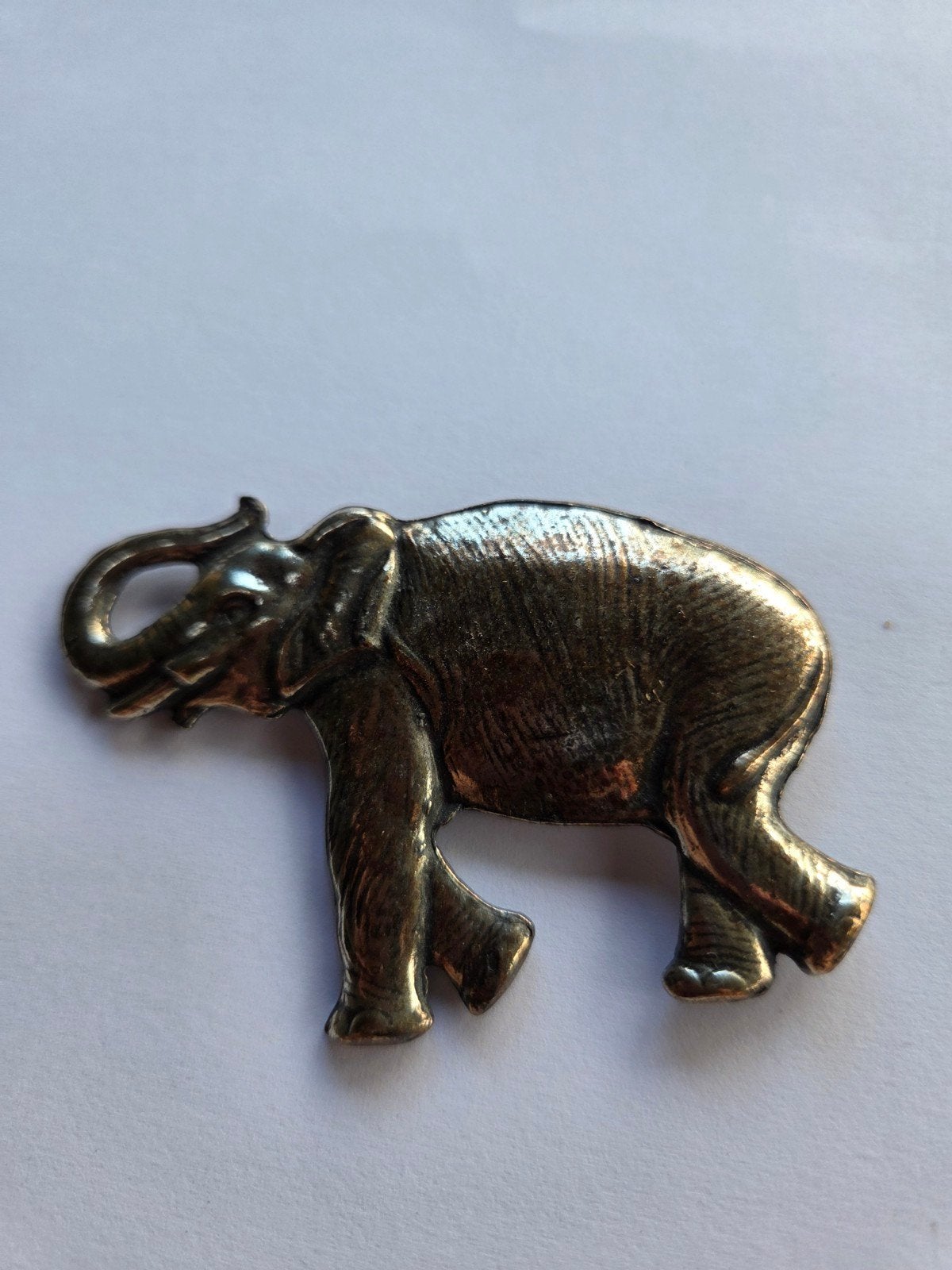 oude broche wwf olifant, Overige materialen, 4 tot 7 cm, Verzenden, Zo goed als nieuw