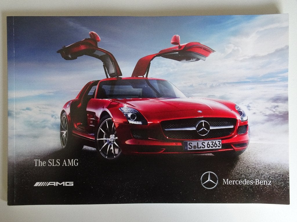 Mercedes-Benz The SLS AMG brochure, Zo goed als nieuw, Mercedes-Benz, Mercedes, Ophalen of Verzenden