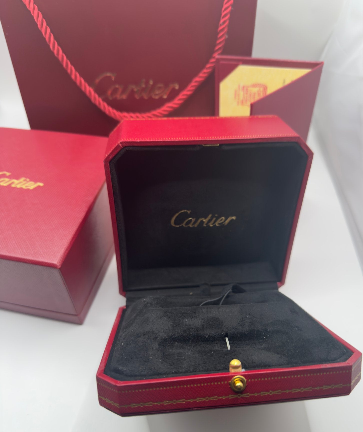 Cartier Jewellery Box Set, Shopping Bag & Certificate Holder, Ophalen of Verzenden, Nieuw