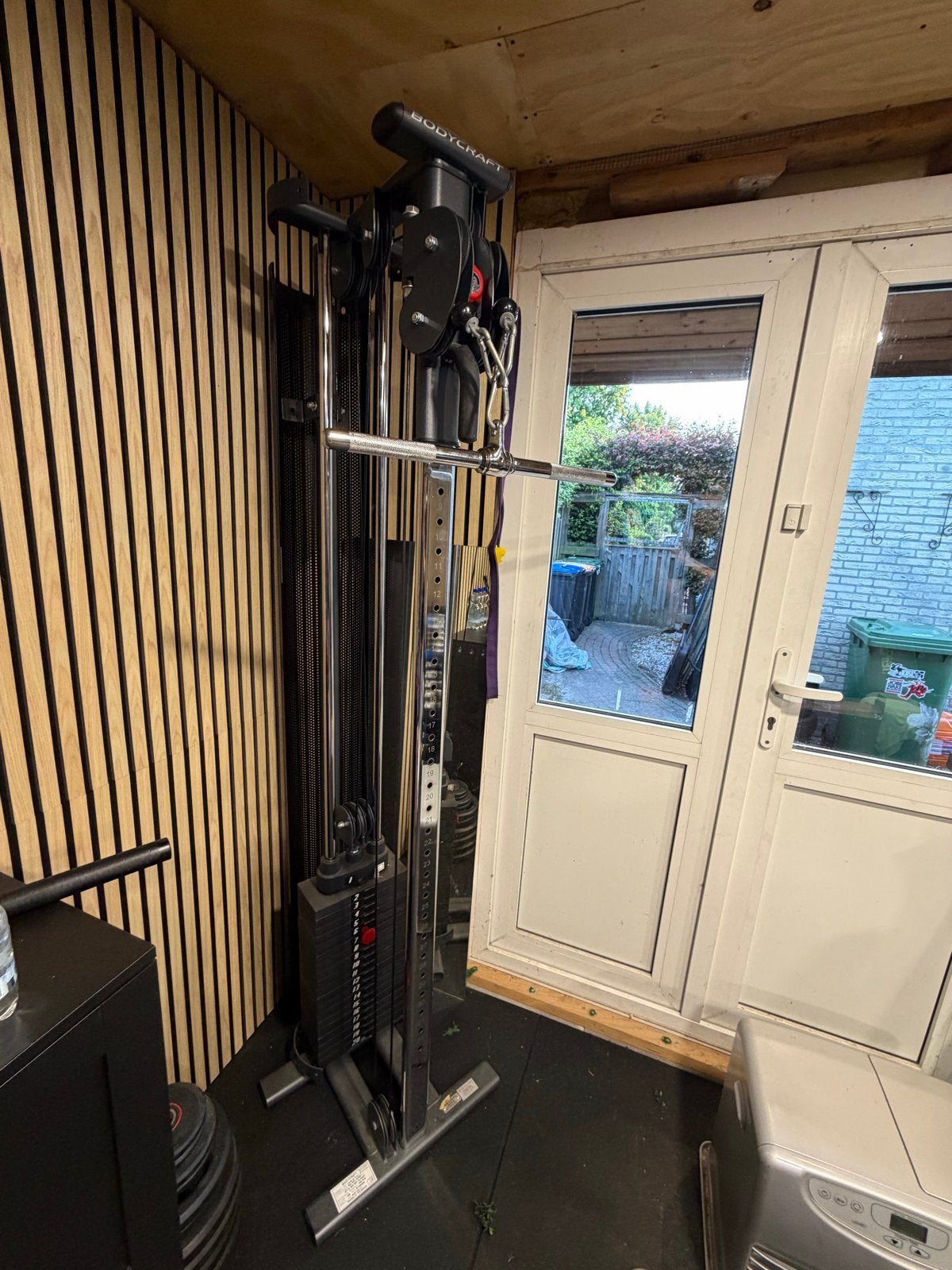 BodyCraft Cable Pull - Wall Mounted Cable Machine, Sport en Fitness, Fitnessapparatuur, Ophalen, Krachtstation, Armen, Zo goed als nieuw