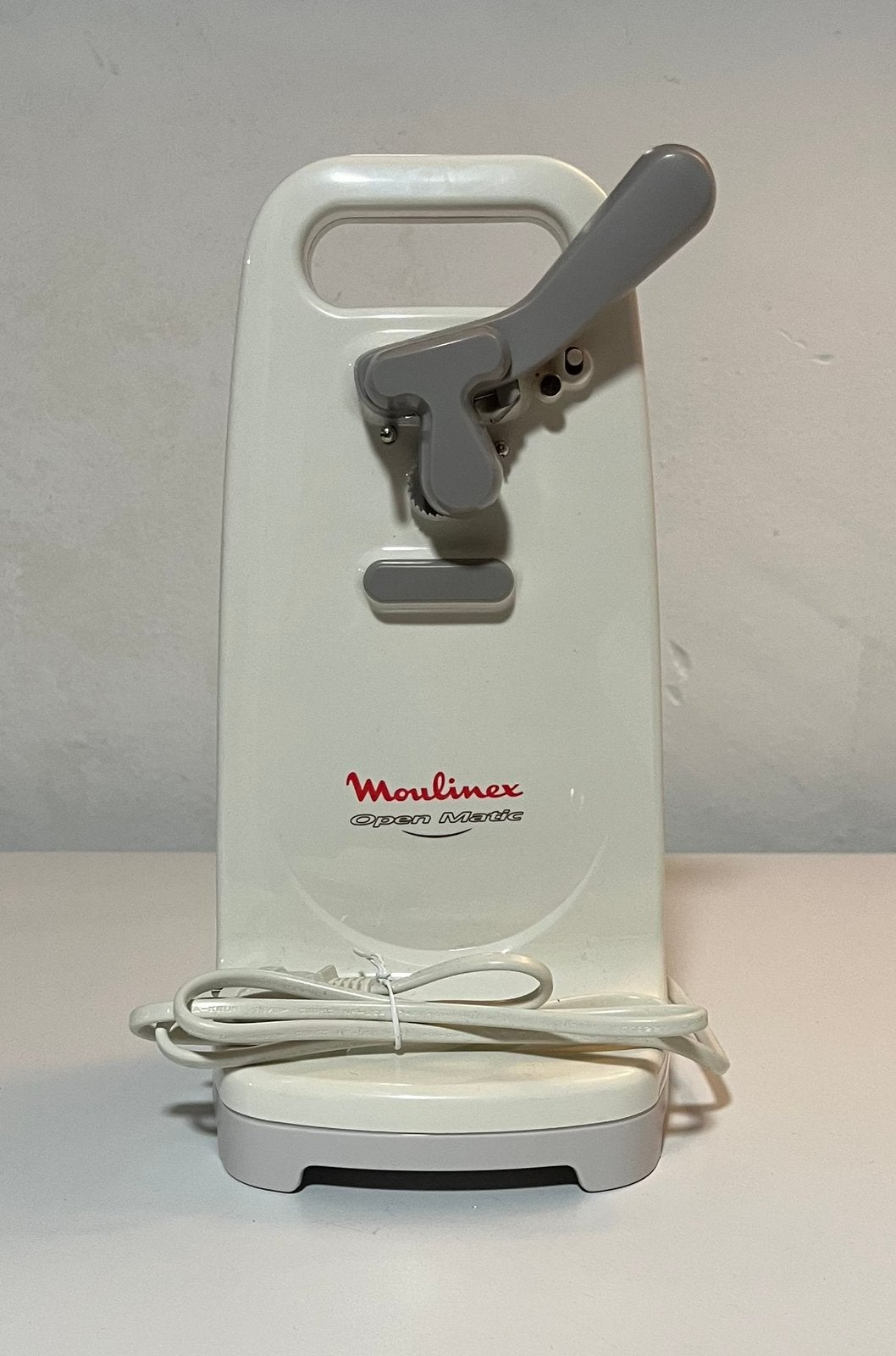 Moulinex Open Matic Elektrische Blikopener, Overige typen, Kunststof, Ophalen of Verzenden, Zo goed als nieuw