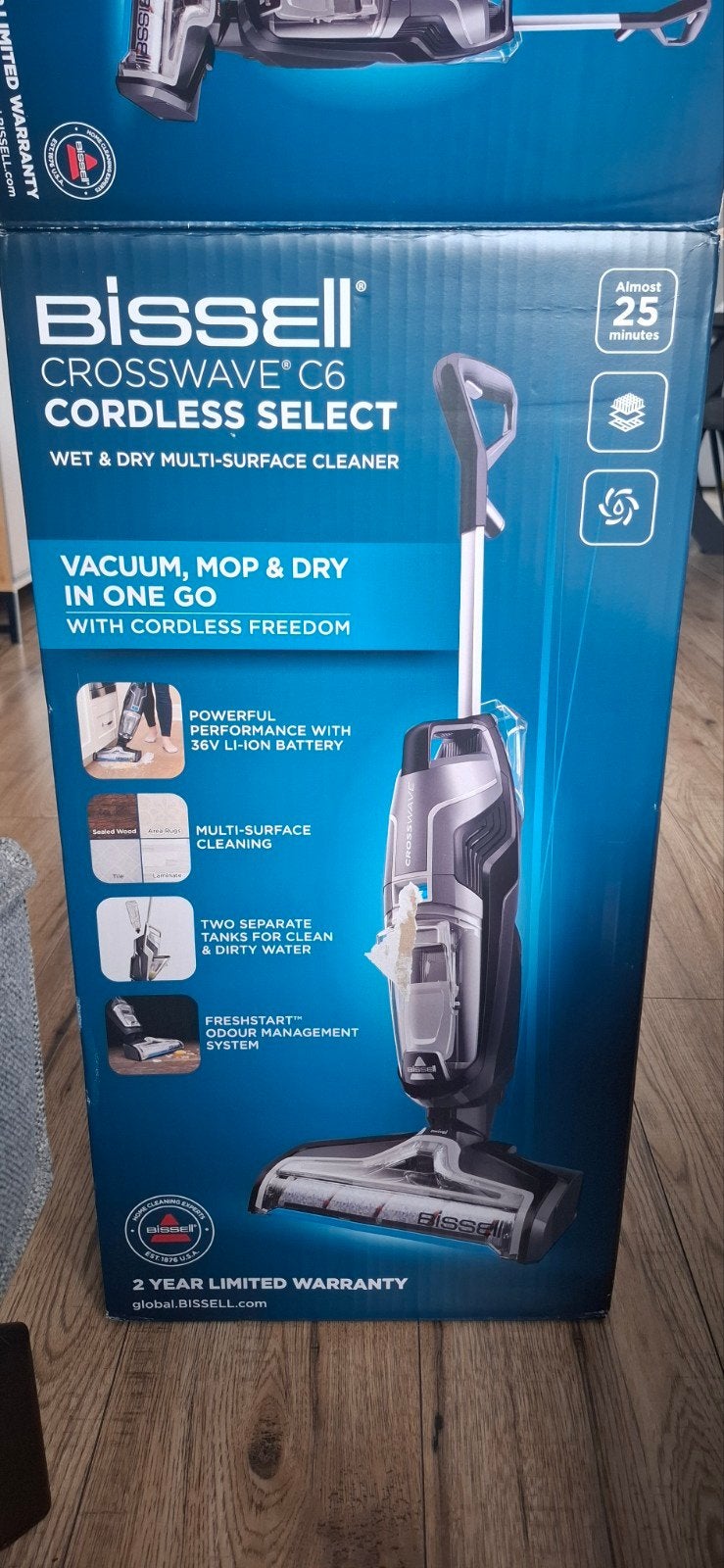 BISSELL CrossWave C6 Cordless Select, Ophalen of Verzenden