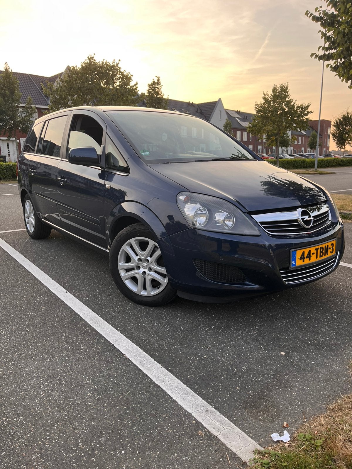 Opel Zafira 1.8 103KW 2012 Blauw, Auto's, Voorwielaandrijving, 4 cilinders, Blauw, Particulier