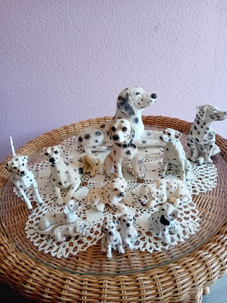 Verzameling Dalmatiër beeldjes - Diverse maten, Ophalen of Verzenden