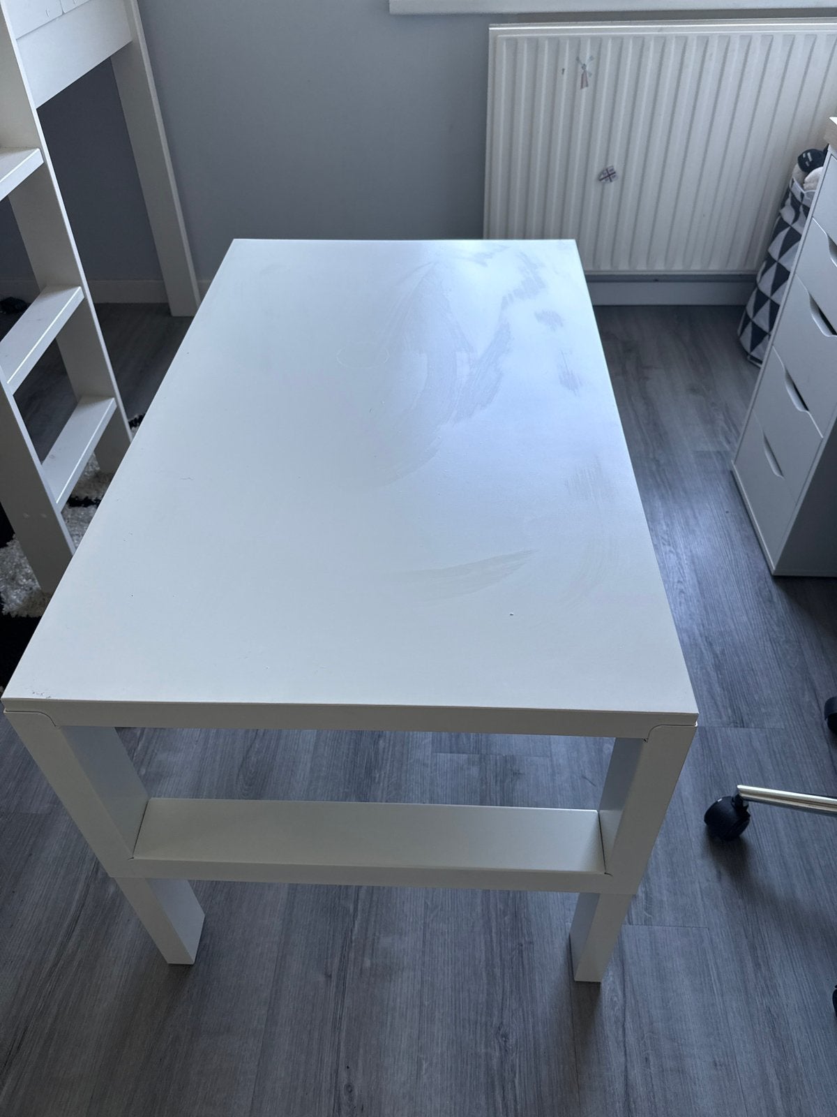 IKEA pahl wit bureau / kindertafel / werktafel, Ophalen, Gebruikt