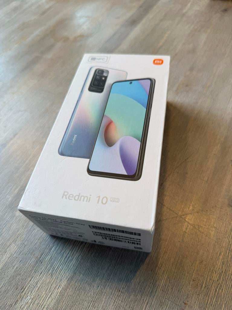 Xiaomi Redmi 10 2022 Carbon Gray 4GB RAM 128GB ROM Nieuw, Nieuw, Ophalen of Verzenden, Klassiek of Candybar, Zonder simlock