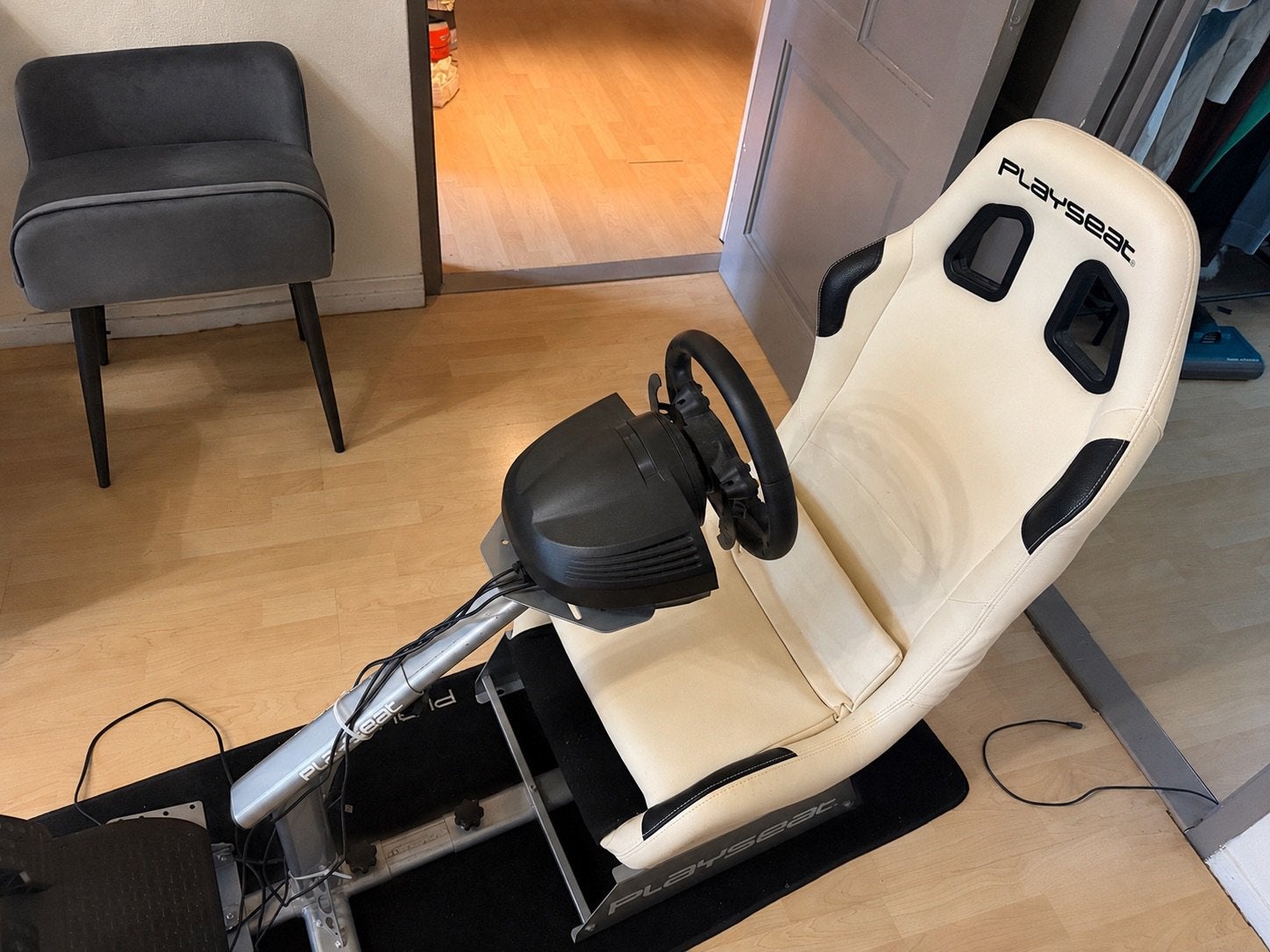 Race cim setuo trustmaster tmx force feedback inc olayseat, Ophalen, Racestoel, Gebruikt, Force feedback
