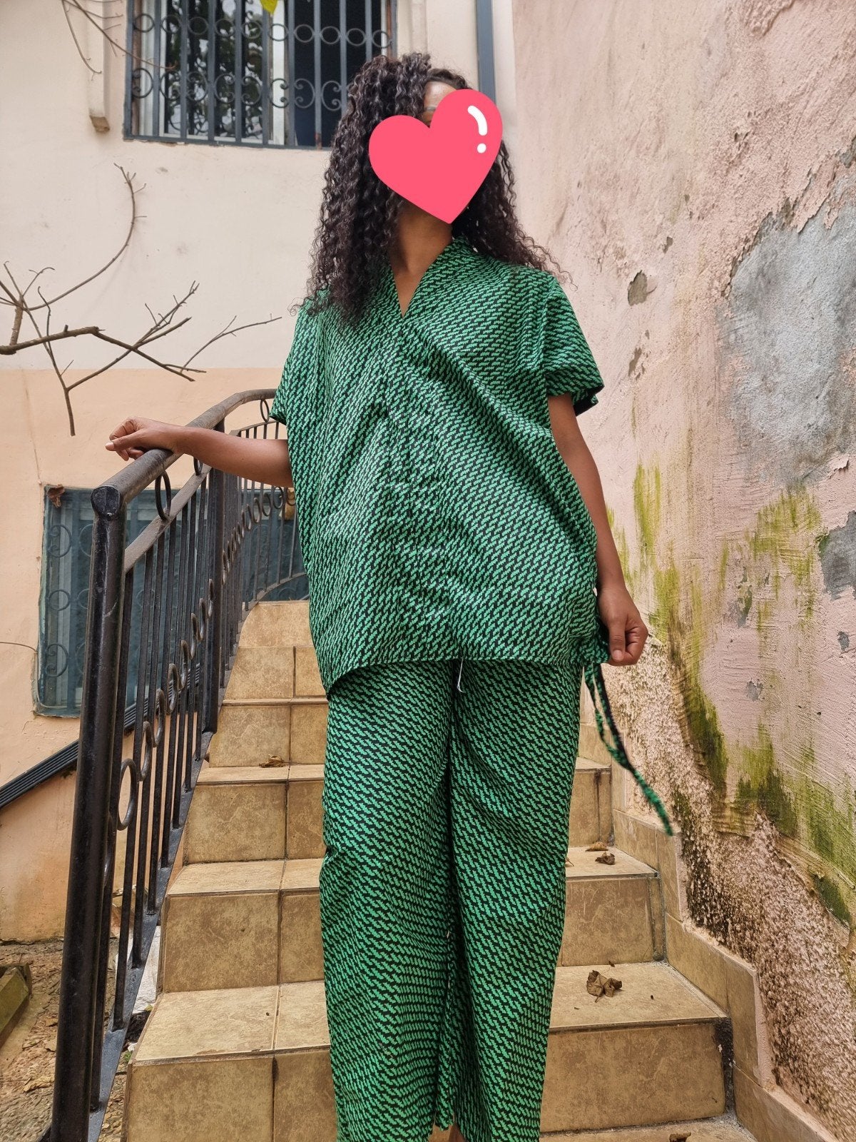 Afrikaanse set, Kleding | Dames, Ophalen of Verzenden, Zo goed als nieuw, Maat 46/48 (XL) of groter