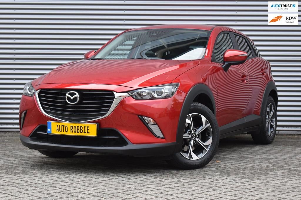 Mazda CX-3 2.0 SkyActiv-G 120-PK, Airco, Ecc, Cruise, Navi,, Auto's, Voorwielaandrijving, 1998 cc, Stof, Gebruikt