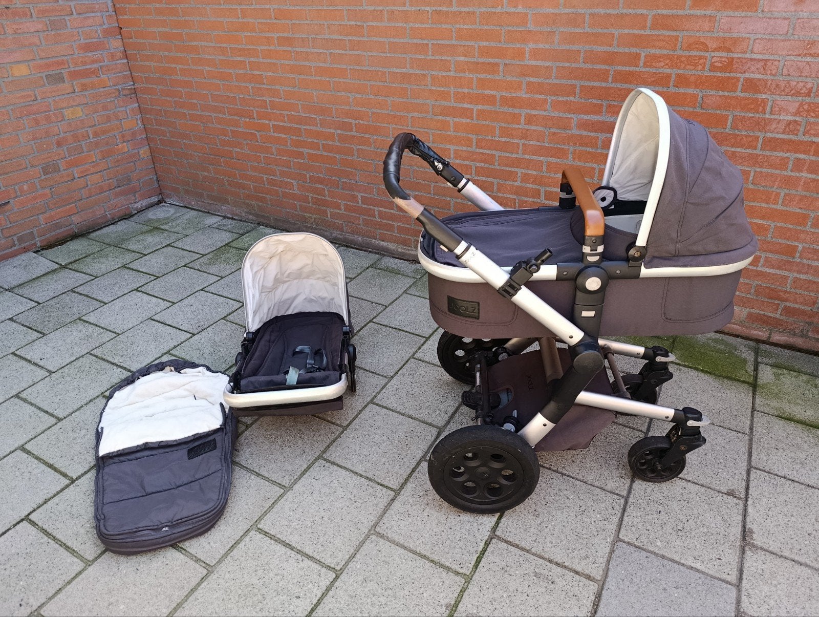 kinderwagen met toebehoren., Ophalen, Gebruikt, Combiwagen, Overige merken