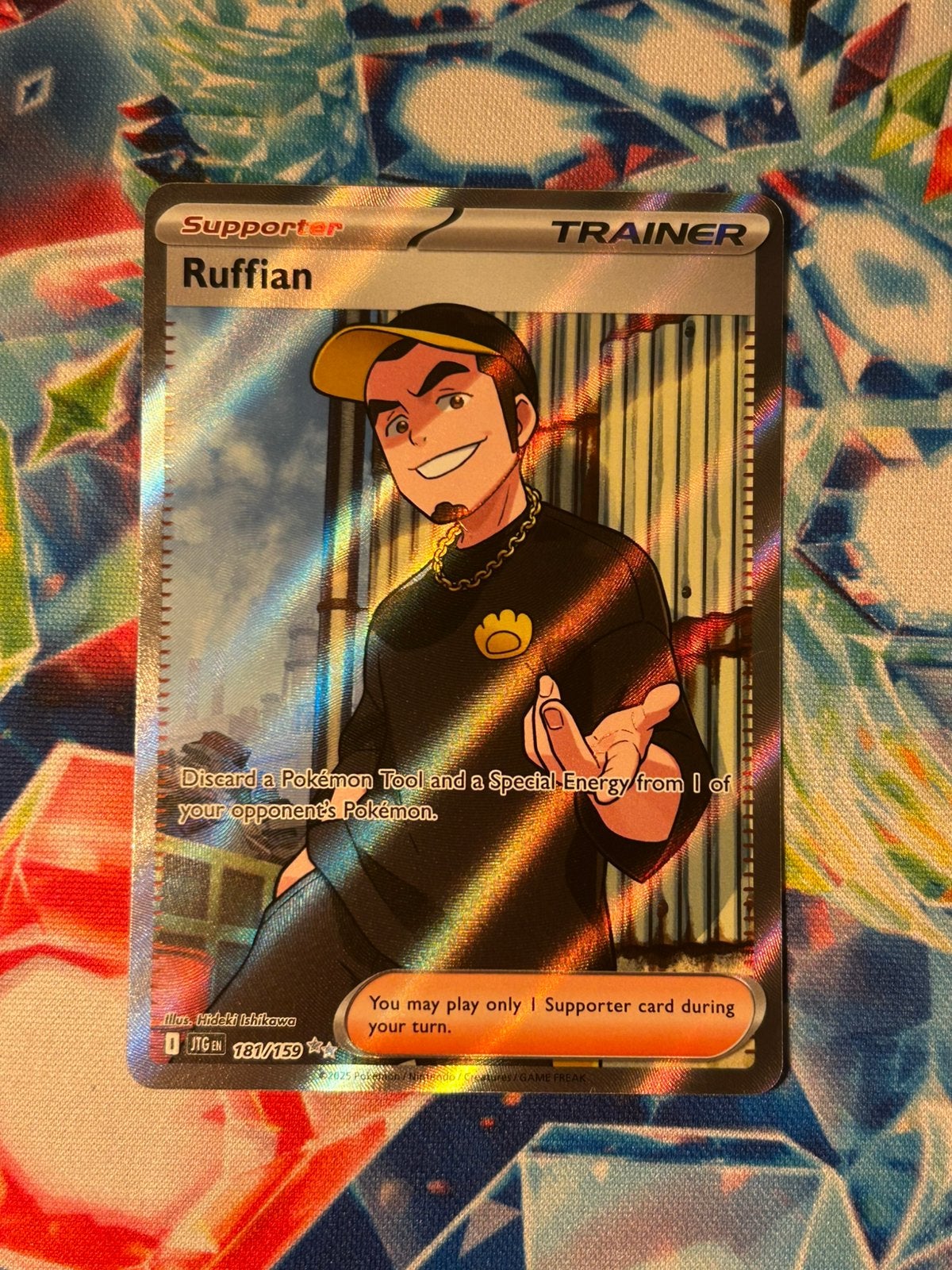 Ruffian Full Art Trainer 181/159, Ophalen of Verzenden, Nieuw, Losse kaart, Foil