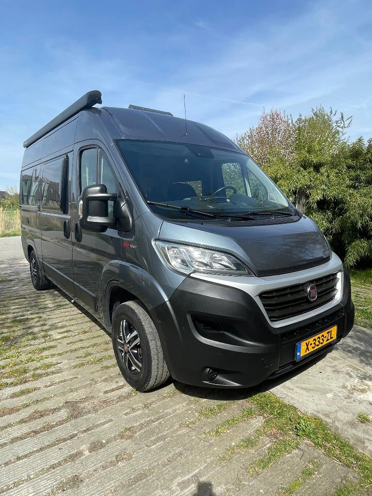 Camper L2H2 | 2018 | 4-pers | 2x schuifdeur | EURO6 | mooi!!, Fiat, Tot en met 2, Treinzit, Particulier