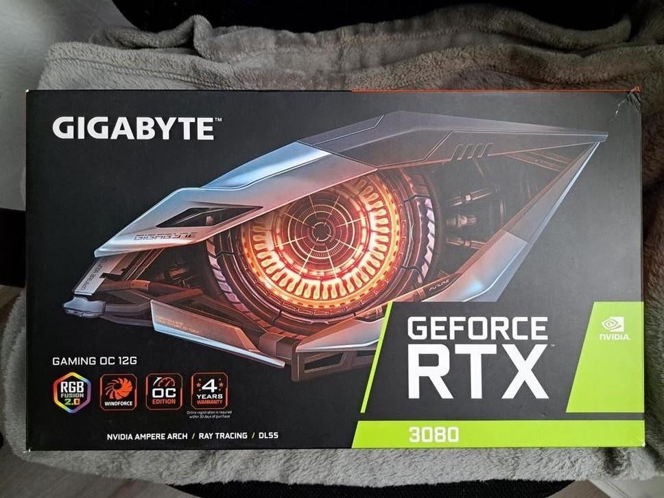 Gigabyte GeForce RTX 3080 Gaming OC 12GB Videokaart, GDDR6, PCI-Express 4, HDMI, Ophalen of Verzenden