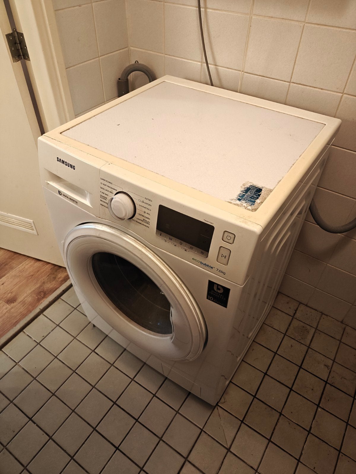 Samsung Eco Bubble wasmachine 7kg - Betrouwbaar en zuinig, 6 tot 8 kg, Gebruikt, Ophalen of Verzenden, Voorlader