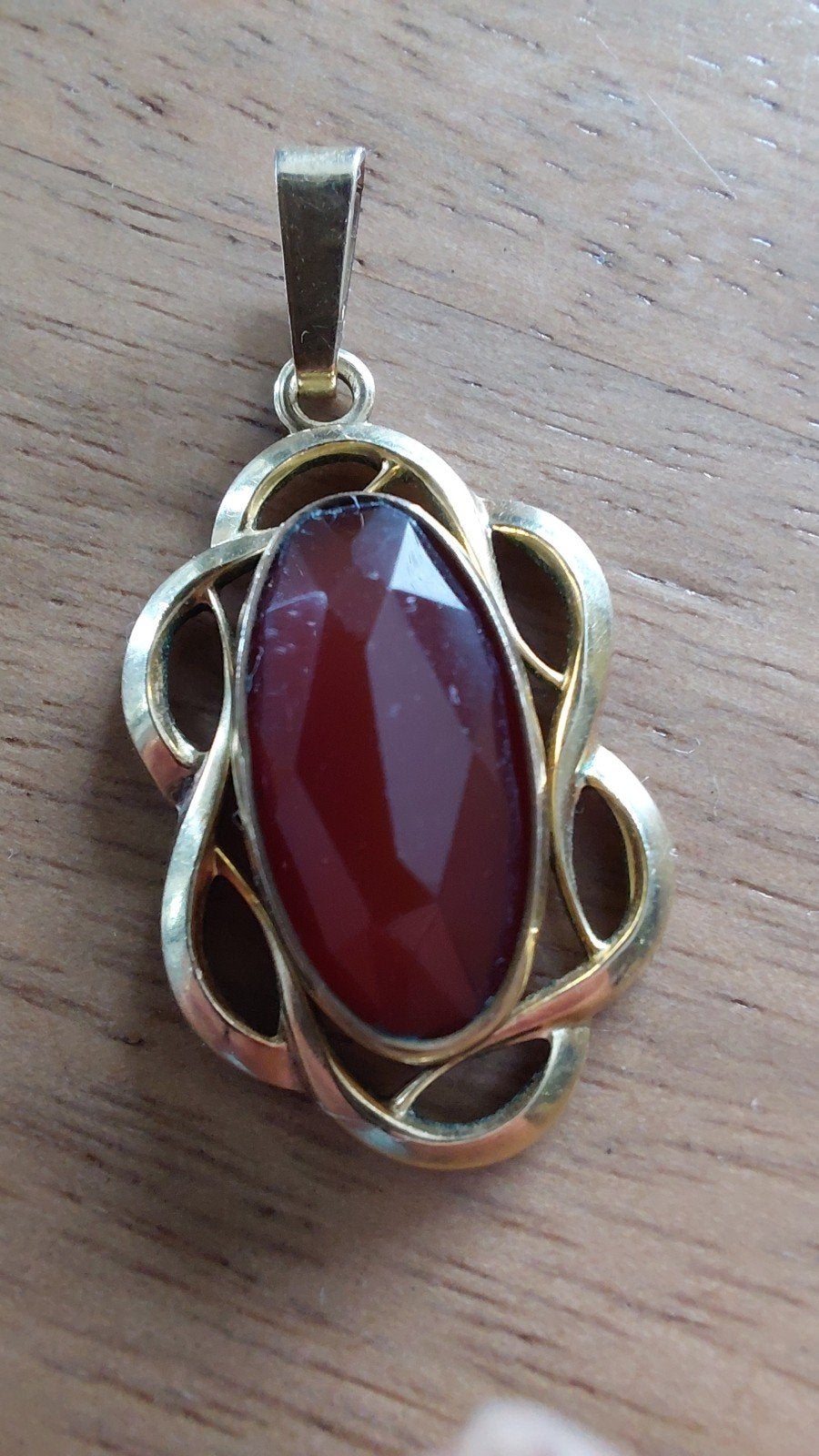 Vintage K&L hanger, Sieraden, Tassen en Uiterlijk, Kettinghangers, Gebruikt, Overige voorstellingen, Ophalen of Verzenden, Met edelsteen