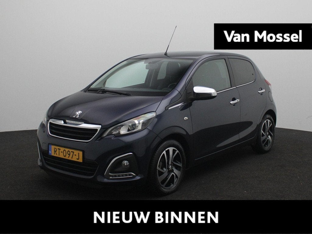Peugeot 108 1.0 e-VTi Allure | Navigatie | Pack Style | airc, Auto's, Peugeot, Voorwielaandrijving, Stof, Gebruikt, 68 pk