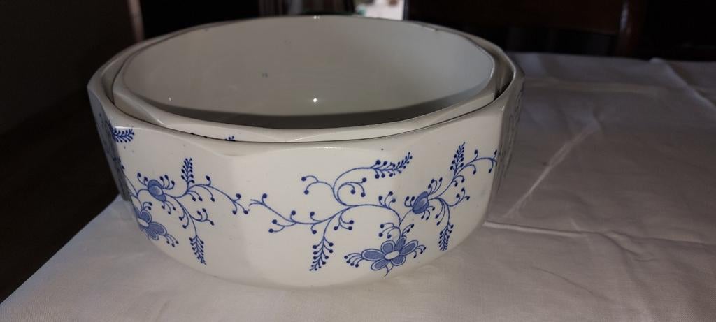 Delfts blauwe schalen fayence de Nimy., Antiek en Kunst, Ophalen