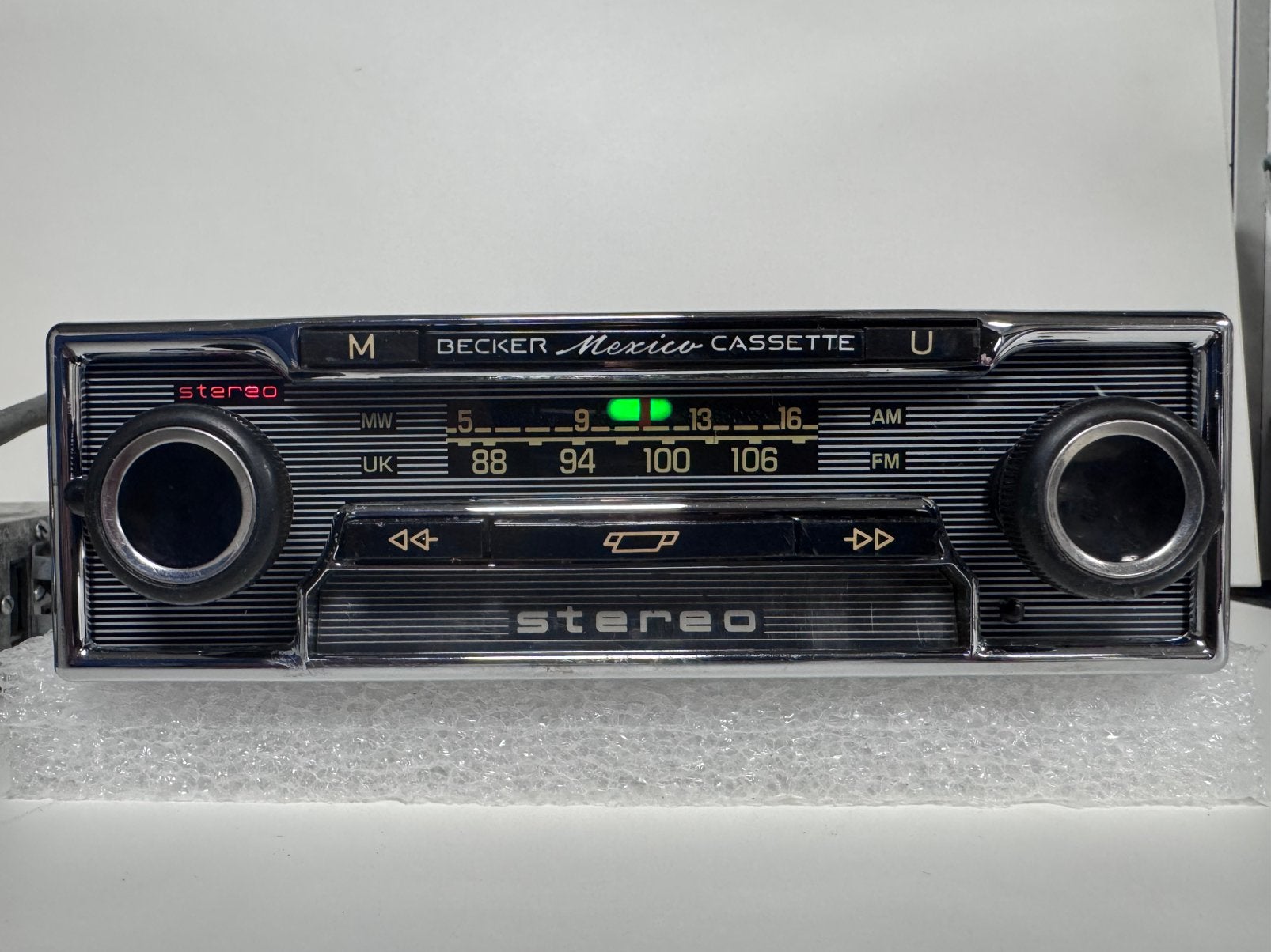 Becker Mexico Vollstereo “Nadelstreifen” Radio/Cassette, Auto diversen, Autoradio's, Ophalen of Verzenden, Zo goed als nieuw