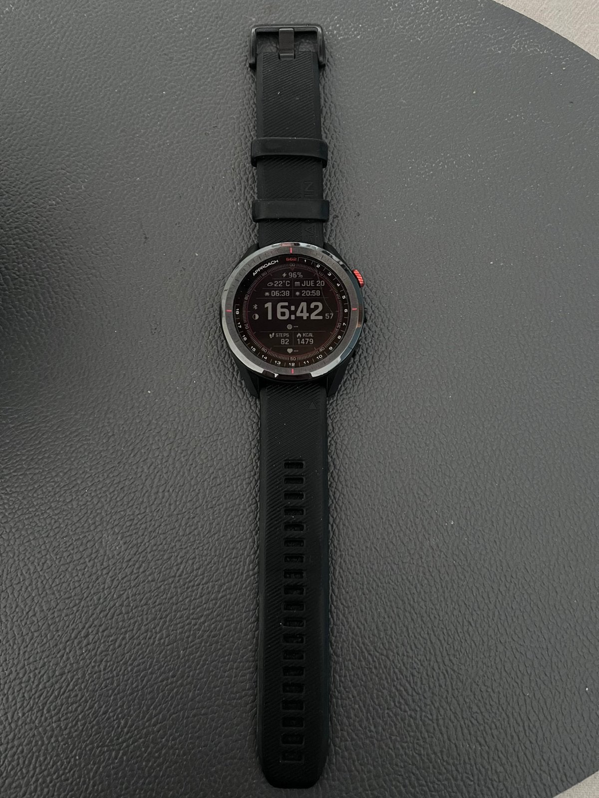 Garmin Approach S62 Golf GPS Horloge – Minder dan 1 jaar oud, Ophalen of Verzenden, Zo goed als nieuw, Zwart, Android