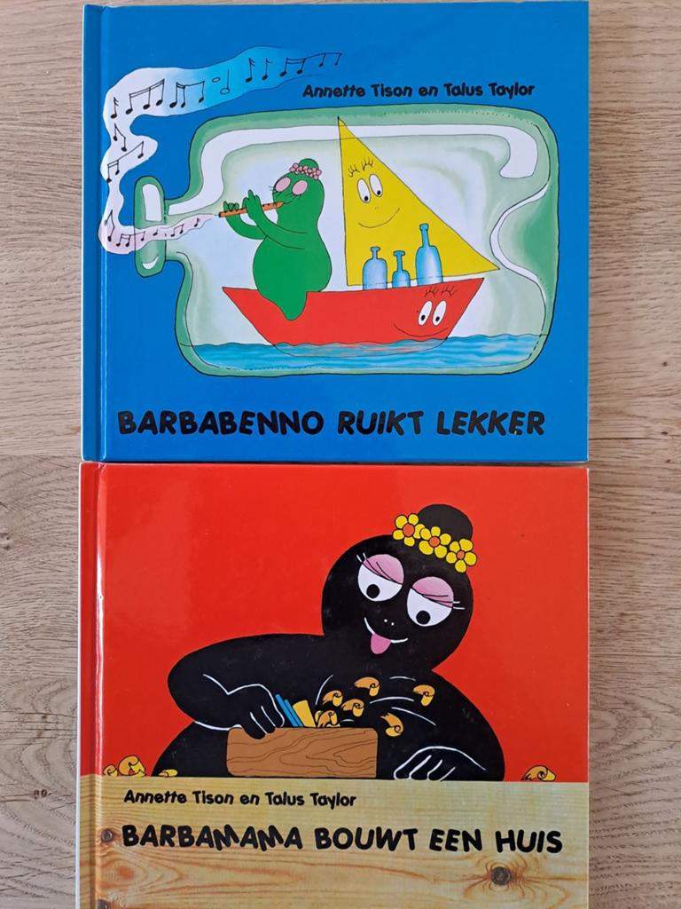 BARBAPAPA BOEKEN. BARBABENNO RUIKT LEKKER & BARBAMAMA BOUWT, Gelezen, Fictie algemeen, Jongen of Meisje, Annette Tison & Talus Taylor