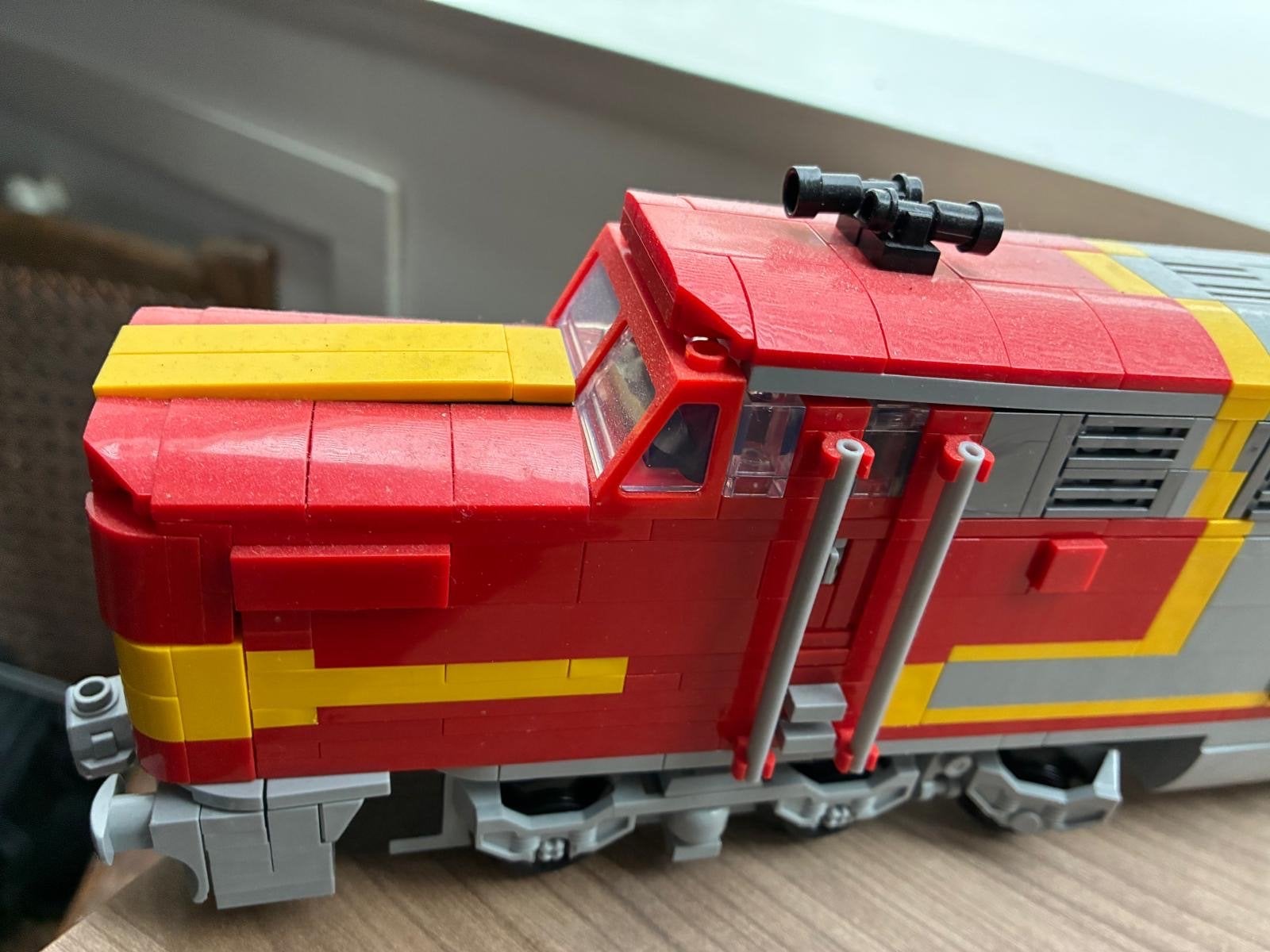 Blue Brixx Treinset Locomotief - Santa Fe Super Chief, Ophalen of Verzenden, Zo goed als nieuw, Overige merken