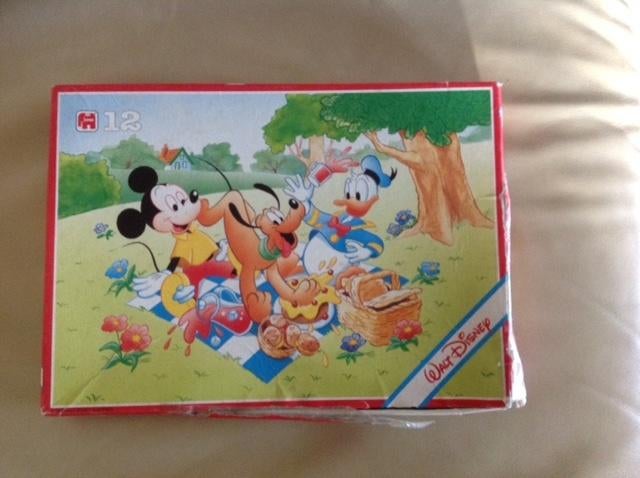 Oude kinderpuzzel compleet van Walt Disney, Ophalen of Verzenden