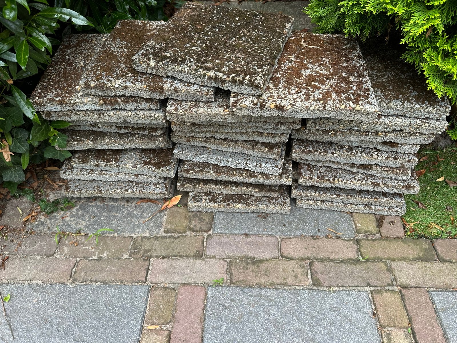 Balkon tegels steen, Tuin en Terras, Ophalen, Gebruikt, Overige materialen