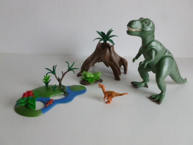 Playmobil T Rex Velocitator 4171 Vraagprijs, Kinderen en Baby's, Speelgoed | Playmobil, Ophalen of Verzenden, Gebruikt, Complete set