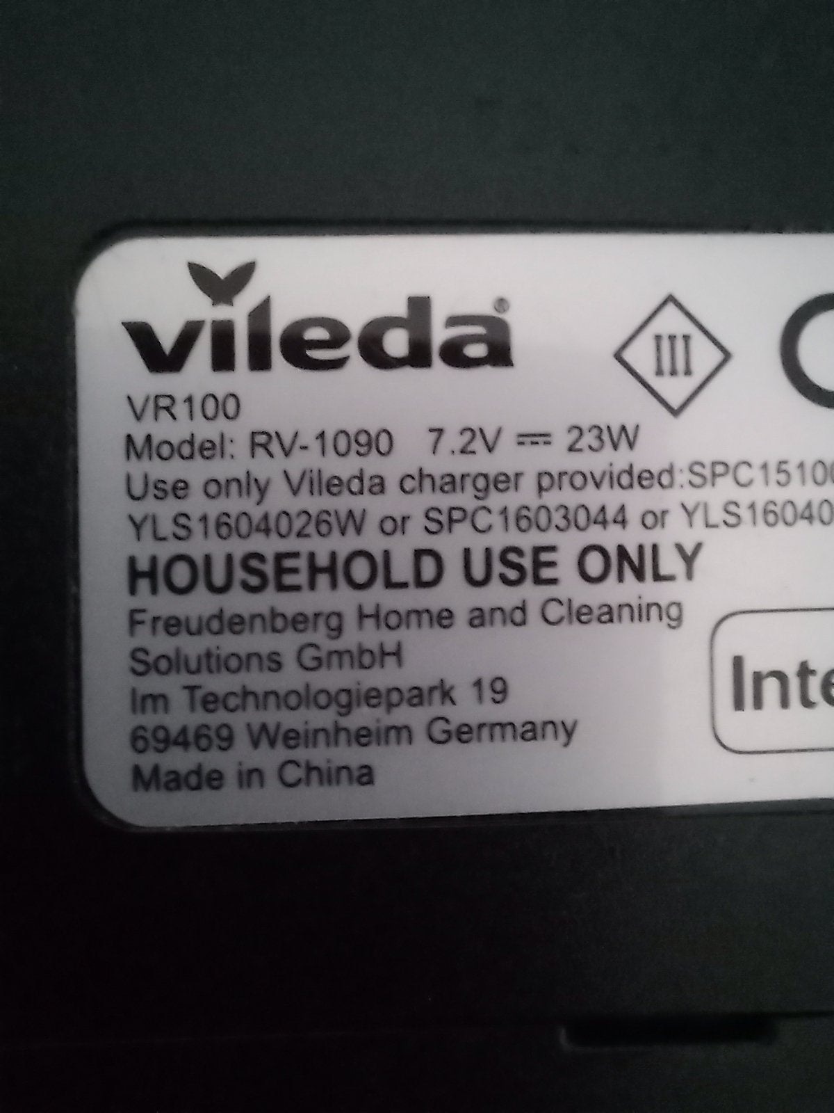 Vileda VR100 Robotstofzuiger - Zo goed als nieuw, Ophalen, Draadloos, Zo goed als nieuw, Robotstofzuiger