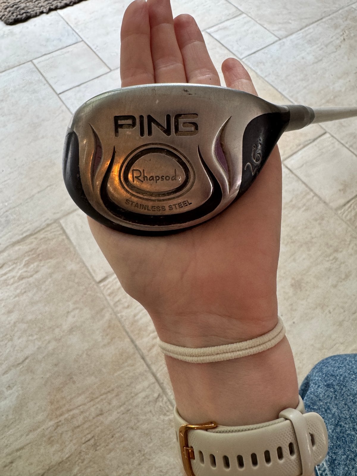 Ping Rhapsody 26 Hybride Golfclub - Dames, Sport en Fitness, Ophalen of Verzenden, Gebruikt, Club, Ping
