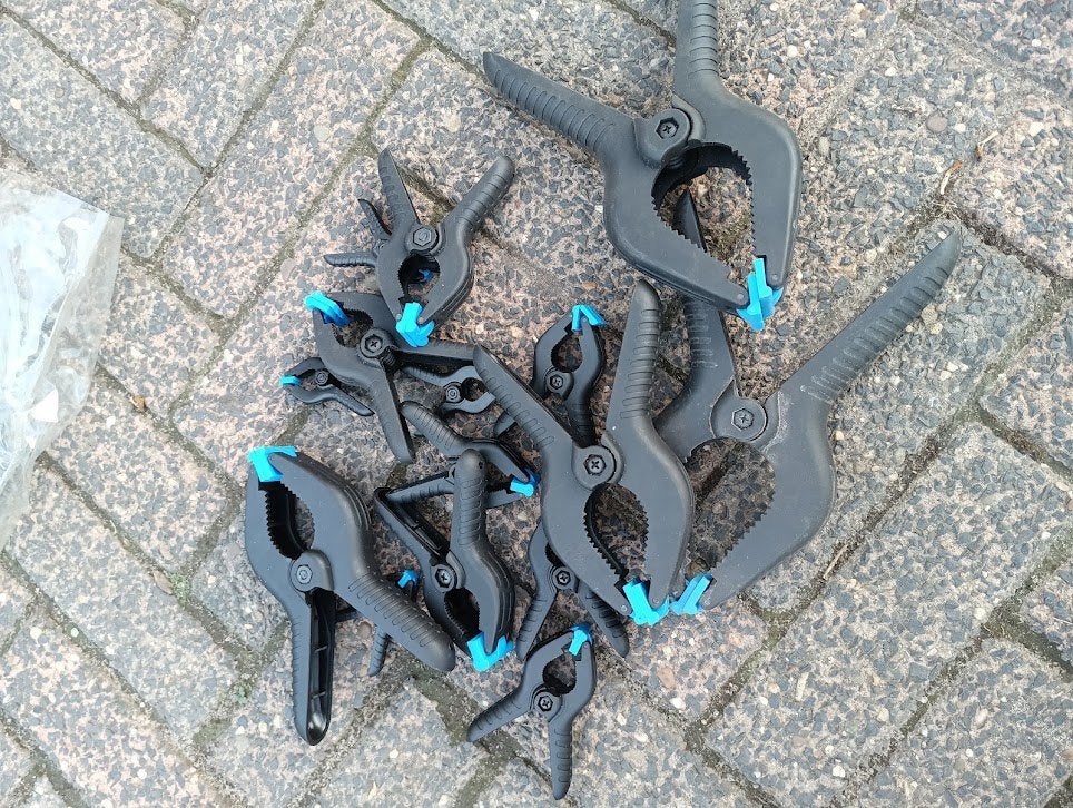 Set van diverse klemmen, Ophalen, Gebruikt, Klem