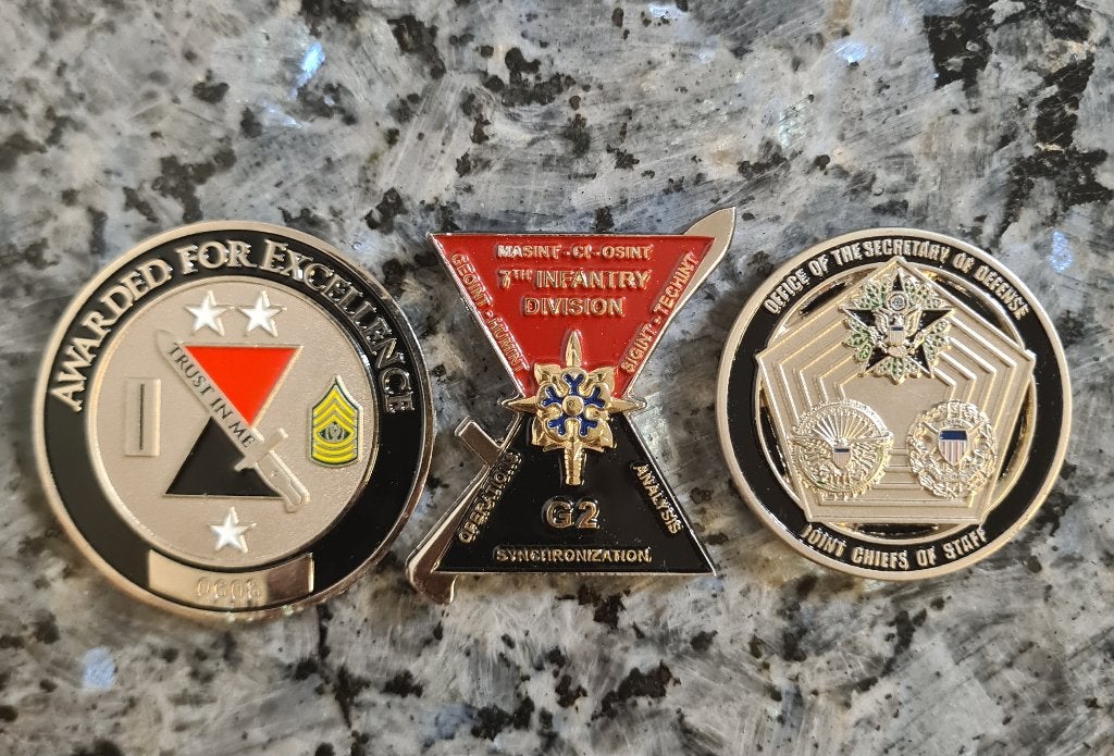 Challenge coin, Verzamelen, Militaria | Algemeen, Ophalen of Verzenden, Landmacht, Amerika, Embleem of Badge