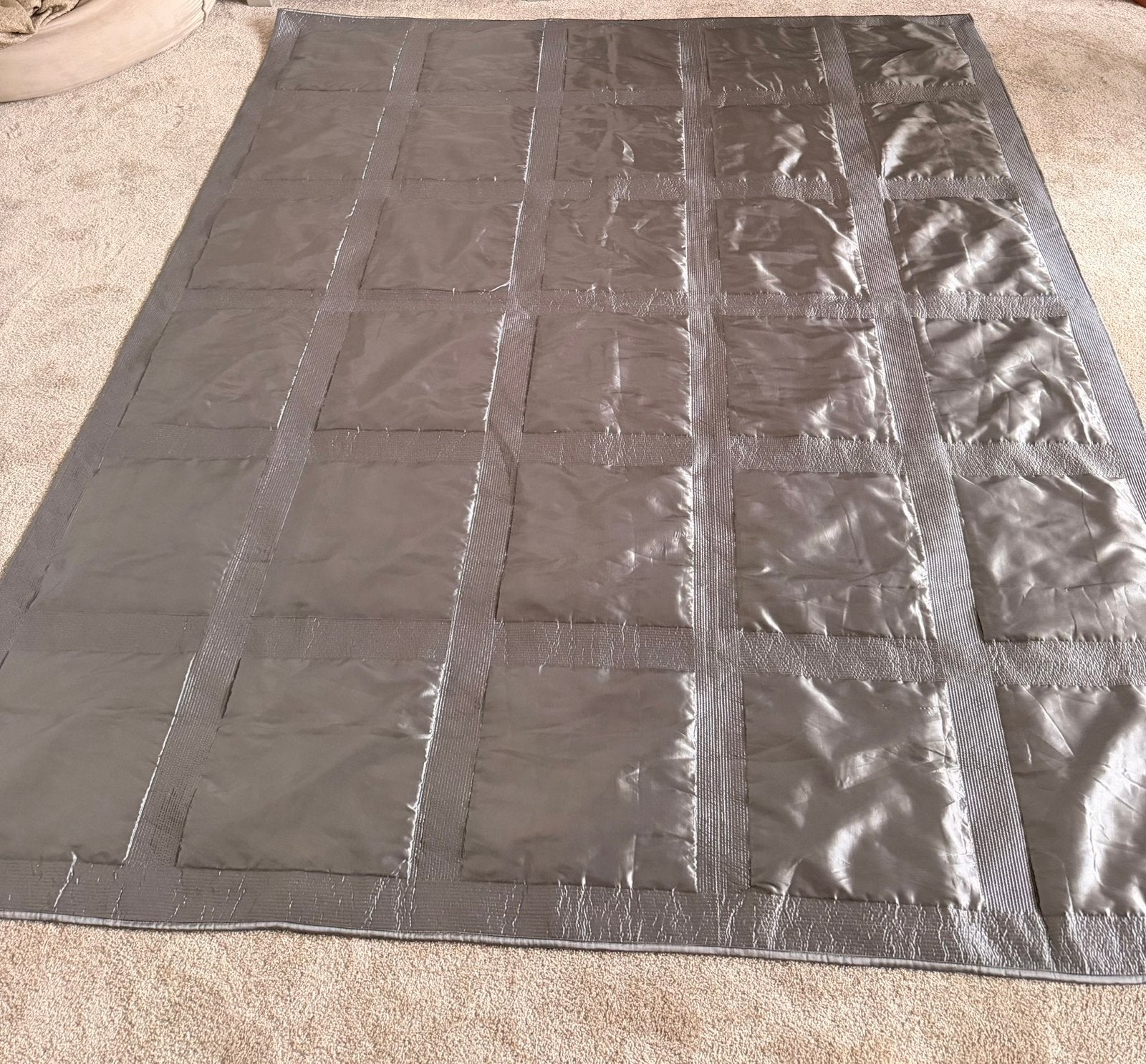 Damai sprei (nooit gebruikt), Ophalen of Verzenden, Nieuw, Grijs, Textiel
