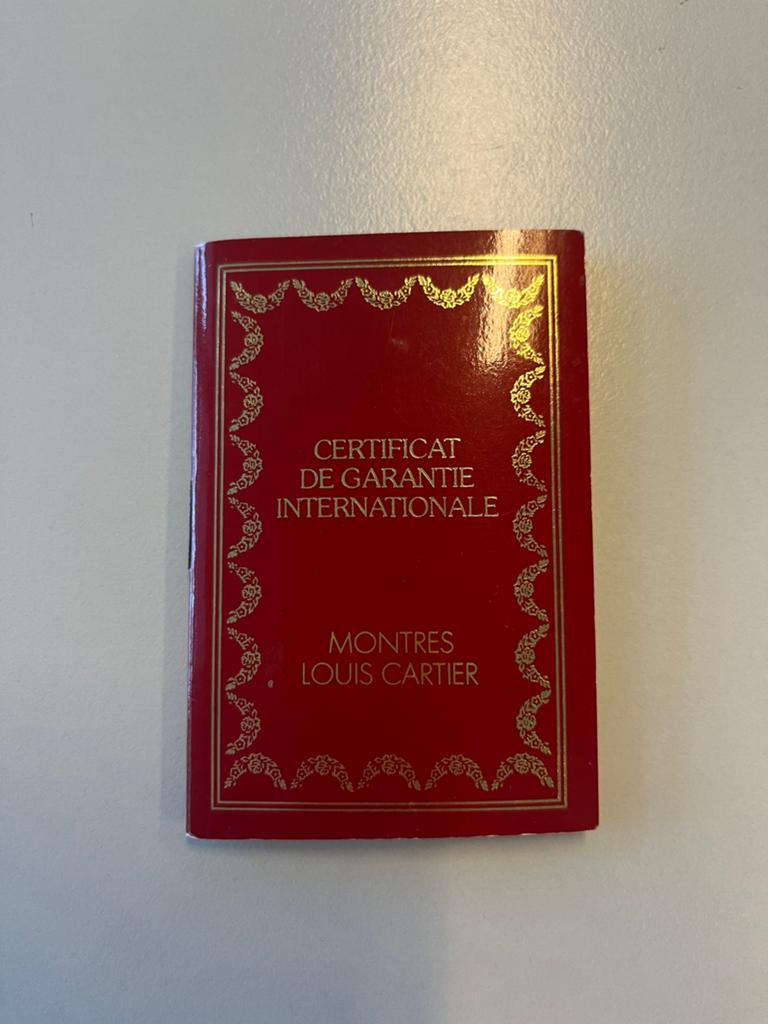 Cartier reserve boekjes, hoesjes & certificaat, Ophalen of Verzenden, Zo goed als nieuw, Clearstamp