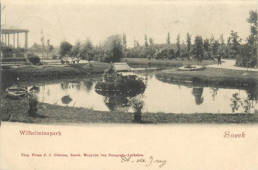 388-287-001 Sneek Wilhelminapark, Verzenden, Voor 1920, Friesland