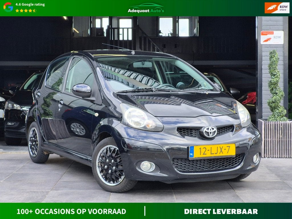 Toyota Aygo 1.0-12V Comfort|Airco|Carplay|Nieuwe Koppeling, Voorwielaandrijving, Stof, Gebruikt, Met garantie (alle)