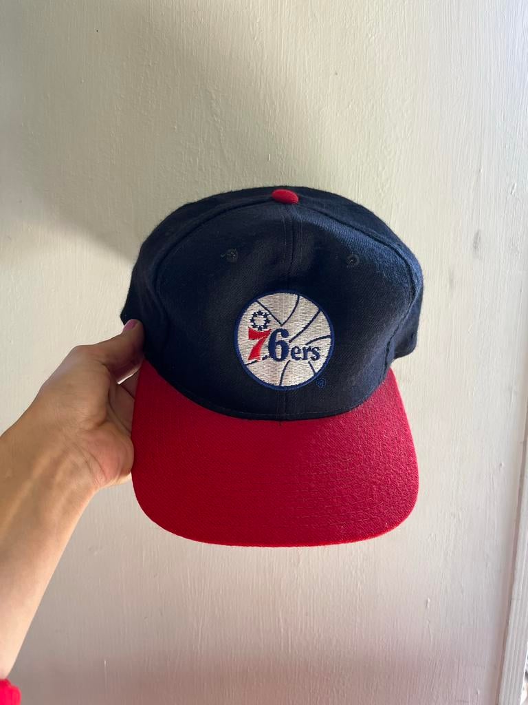 Vintage philadelphia 76ers starter baseball cap - RARITY !!, Ophalen, Zo goed als nieuw, One size fits all, Pet